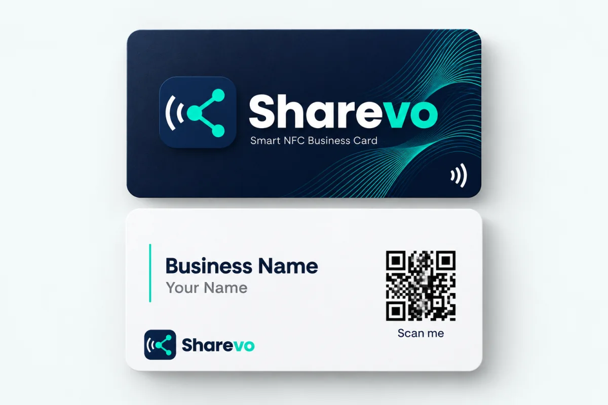 Matte Black Custom NFC Business Card