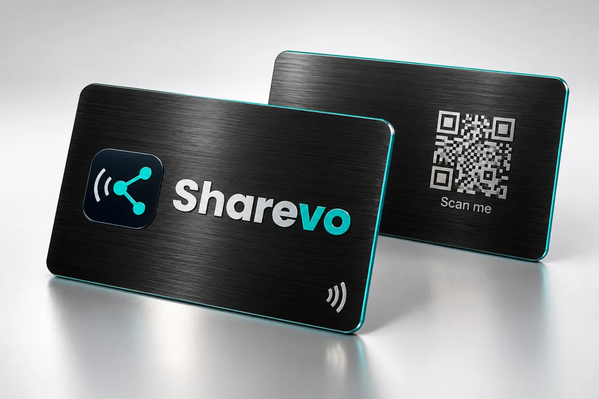 Luxury Golden Brushed Metal NFC Card